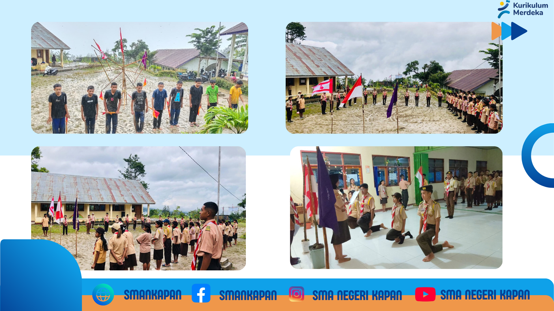 kegiatan pramuka Pelantikan bantara dan laksana,